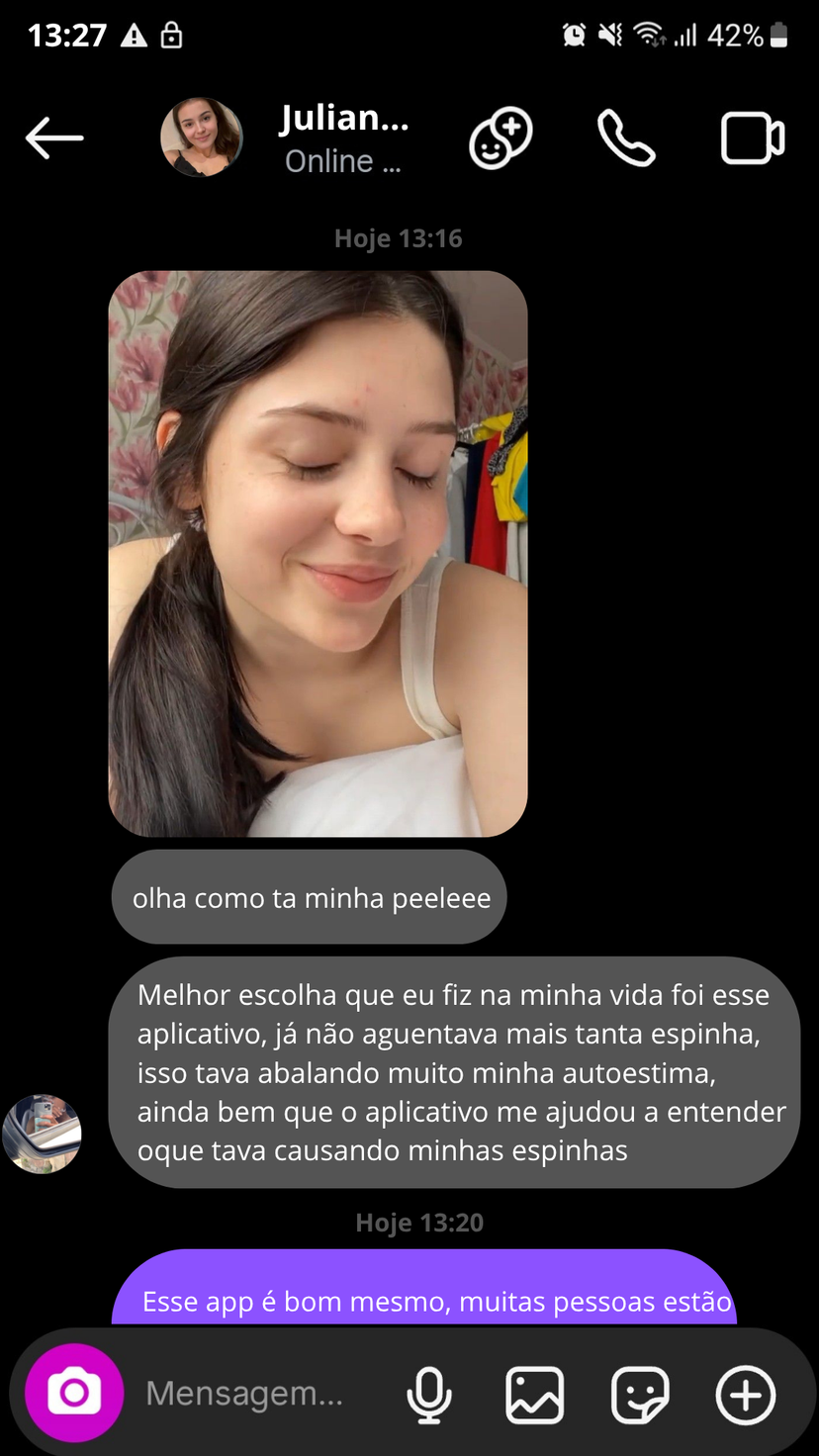 Depoimento de cliente 1